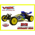 01:10 escovado 2WD buggy, 2.4 GHz rc carro elétrico, 7.2 v 1800mAH carro motor rc